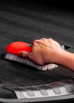 Mothers Stiff Bristle Carpet and Upholstery Cleaning Scrub Brush for Automotive, Home, Couch, Stain Remover
