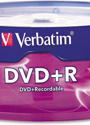 Verbatim AZO DVD+R 4.7GB 16X Surface - 25pk Spindle - 2 Hour Maximum Recording Time