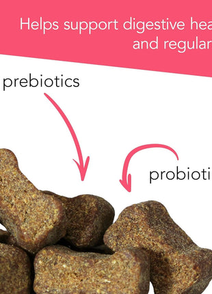 VetriScience Probiotic Everyday for Dogs, Duck Flavor, 120 Chews & Omega Plus Advanced Skin Supplement for Dogs, 40 Chews