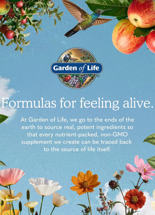 Garden of Life Organics Plant Calcium Supplement, 180ct | Magnesium & Vitamin D3 K2, Made from Whole Foods, Gluten-Free