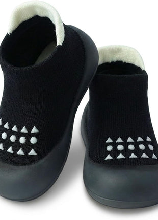 Dookeh Baby Sock Shoes Boys Girls First Walking Shoes Non-Slip Slippers Soft Sole Sneakers Toddler Infant Babygirl (A3-Gray, us_Footwear_Size_System, Toddler, Age_Range, Medium, 12_Months, 18_Months)