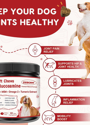 Probiotics for Dogs Bundle with Glucosamine for Dogs