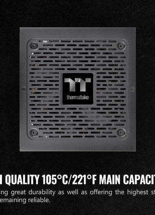 Thermaltake GF1 Fully Modular ATX 850W Power Supply - 80 Plus Gold - Ultra Quiet - Zero RPM, PS-TPD-0850FNFAGU-P