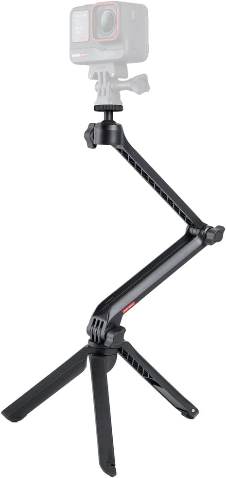 Insta360 Multi Mount, All-in-One Camera Rig, Tripod, Selfie Stick & Magic Arm, 360 Ball Joint for Adjustable Angles, Compatible with Insta360 Ace/GO/Link/X Series, Black