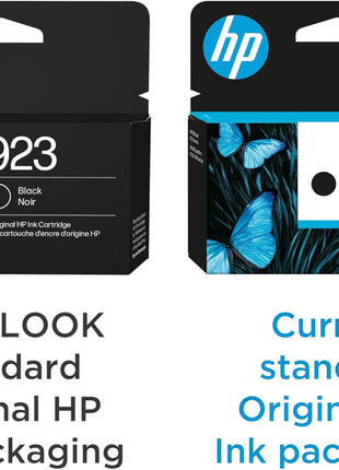 HP 923 Black Ink Cartridge | Works with OfficeJet 8120, Pro 8130 Series | 4K0T3LN