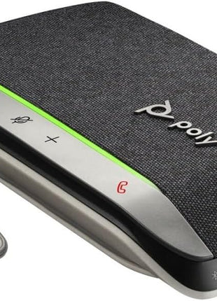 Poly - Sync 20 USB-C Personal Smart Speakerphone (Plantronics) - Connect to Cell Phone via Bluetooth and PC/Mac via USB-C Cable - Works with Teams (Certified), Zoom & More,Black