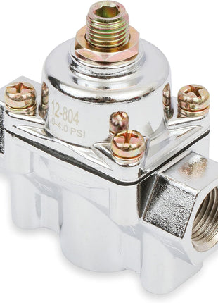 Holley 12-804 Chrome Carbureted Fuel Pressure Regulator