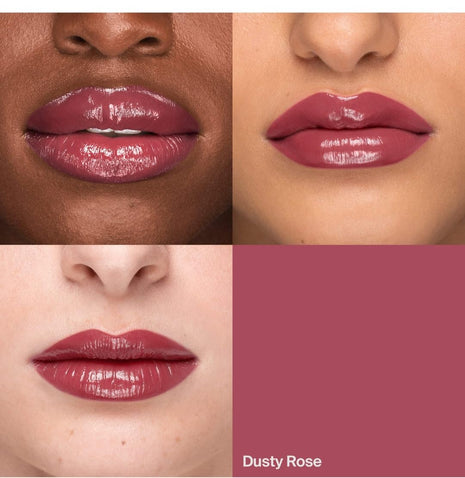 HAUS LABS BY LADY GAGA Atomic Shake High-Shine Longwear Lip Lacquer, Dusty Rose Soft Berry, 0.14 fl oz