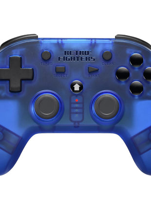 Retro Fighters Defender Next-Gen PS1 - PS2 - PS3 - PS Classic - Switch & PC Compatible Wireless Controller, Blue