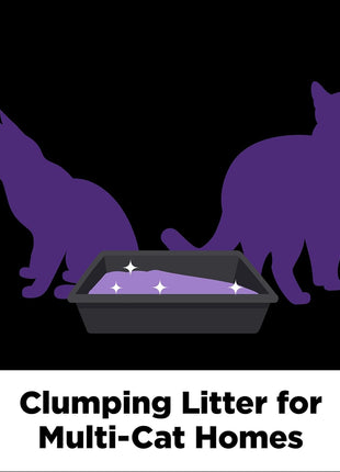 ARM & HAMMER Clump & Seal SLIDE Platinum Multi-Cat Clumping Litter, Easy Clean, Superior Odor Control, 18 Lbs