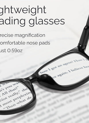 CCVOO Reading Glasses for Women/Men, Eyeglasses, Blue Light Readers for Women/Men, Computer Eye Glasses, Cheaters