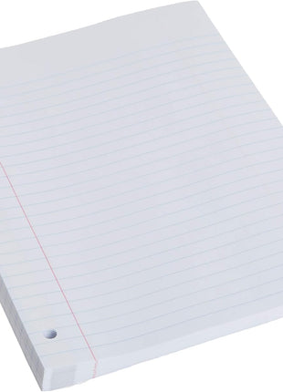 Mead Loose Leaf Paper, Wide Ruled Filler Notebook Paper, Reinforced, 8 inch x 10-1/2 inch, 100 Sheets, Fits 3-Ring Binder (15006)