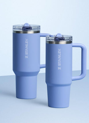 STANLEY Quencher ProTour Flipstraw Tumbler, 30 oz, Hydrangea | Built-In Straw & Handle | Cupholder Compatible for Travel | Leakproof Insulated Stainless Steel Cup | BPA-Free