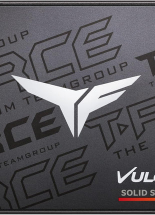 TEAMGROUP T-Force Vulcan Z 256GB SLC Cache 3D NAND TLC 2.5 Inch SATA III Internal Solid State Drive SSD (R/W Speed up to 520/450 MB/s) T253TZ256G0C101