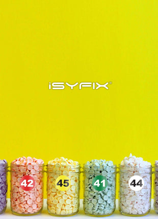 iSYFIX Black Consecutive Number Stickers, 1 to 50, 1.5 Inch, 1 Set | Vinyl Self Adhesive Decal for Inventory, Storage, Organizing, Boxes, Bins, Toolbox, Lockers, Indoor & Outdoor