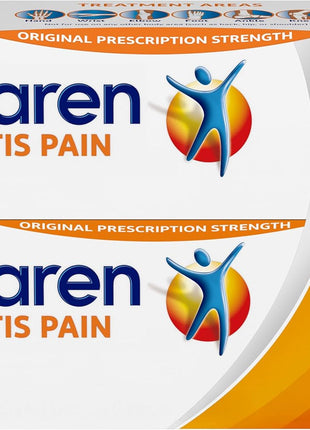 Voltaren Arthritis Pain Gel for Powerful Topical Arthritis Pain Relief with Diclofenac   NEW Easy Open Cap   100 g x 2