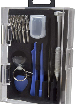 StarTech.com Cell Phone Repair Kit - with Case - Multipurpose - Computer Tool Kit - Electronics Kit - PC Tool Kit , TAA (CTKRPR)