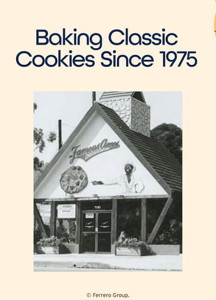 Famous Amos Classic Chocolate Chip Cookies, Bite-Size Crunchy Cookies, Sweet Treats for Sharing, 12 Pack Box, 12 oz