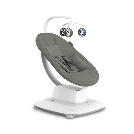 UPPAbaby Mamaroo Smart Swing â€“ Customizable Soothing Modes with MotionSync Technology â€“ Infant Recline + Bluetooth Enabled â€“ Included Newborn Insert â€“ Camila (Dark Green MÃ©lange)