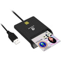 ZOWEETEK CAC Card Reader Military, Smart Card Reader DOD Military USB Common Access CAC, Compatible with Windows, Mac OS and Linux