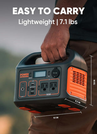 Jackery Portable Power Station Explorer 300, 293Wh Backup Lithium Battery, Solar Generator for Outdoors Camping Travel Hunting Blackout (Solar Panel Optional)