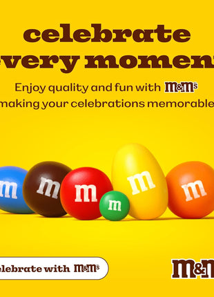 M&M’S WORLD Blue Candy Bulk - Milk Chocolate Candy, 2 lbs Resealable Pack for Graduation, Wedding, 4th of July, Birthdays, Party Favors, Boy Baby Showers, Gender Reveal Ideas, Easter and more