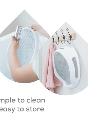 Angelcare Baby Bath Support (Gray) | Ideal for Babies Less Than 6 Months Old