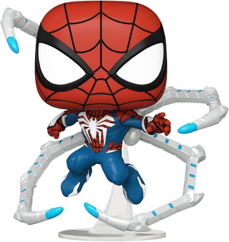 Funko POP! Games: Spider-Man 2 - Peter Parker Suit | Official Video Games Merch - Collectable Vinyl Figurine for Shelf Display - Birthday Gift Idea for Fans and Collectors