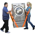 Forearm Forklift 2-Person Lifting and Moving Straps - Lift, Move and Carry Furniture, Appliances, Mattresses or Any Item up to 800 lbs. Safely and Easily Like a Pro, Orange