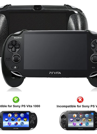 OSTENT Durable Joypad Plastic Flexible Bracket Holder Hand Handle Grip for Sony Playstation PS Vita PSV Color Black
