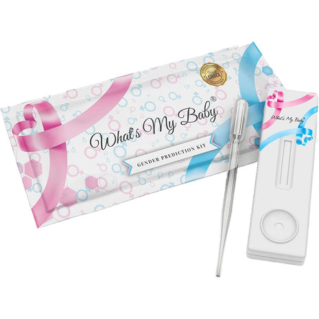 Whats My Baby® Early Gender Prediction Test - Reveal if Your Baby is a Girl or Boy from 5 Weeks - Instant Results - Gender Reveal Early Pregnancy Test Kit