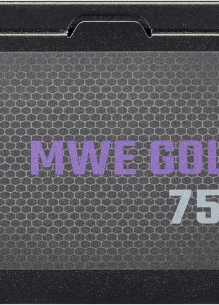 Cooler Master MWE Gold 750 V3 Power Supply, PCIe 5.1 Ready | Certification Cybenetics Platinum & Noise A, 80 PLUS Gold, 750W, ATX 3.1, 12V-2x6 Cable, Zero-RPM Silent Mode, Fully Modular