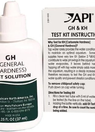 API GH & KH TEST KIT Freshwater Aquarium Water Test Kit, 2.5 oz.