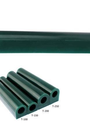 Jewelry Ring Tool Green Wax Tube for Making Rings Mold - Round With Centred Hole/Hard/Solid Carving Blank Large Flat Side (T200)