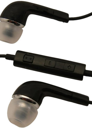 4xem Noise Isolating Earphones - Wired Black (4XSAMEARBK)