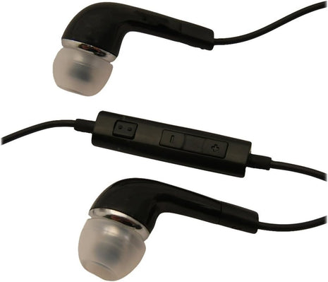 4xem Noise Isolating Earphones - Wired Black (4XSAMEARBK)