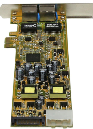 StarTech.com Dual Port PCI Express Gigabit Ethernet Network Card Adapter - 2 Port PCIe NIC 10/100/100 Server Adapter with PoE PSE , TAA (ST2000PEXPSE)
