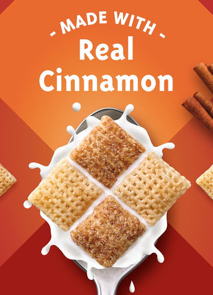 Cinnamon Chex Cereal, Gluten Free Breakfast Cereal, Made with Whole Grain, Family Size, 19.2 oz