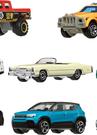 Matchbox 8-Pack Die-Cast Vehicles with 1 Exclusive (Styles May Vary) | 8 themed 1:64 scale die-cast vehicles incl. 1 exclusive, styles may vary, no batteries, Ages 3+