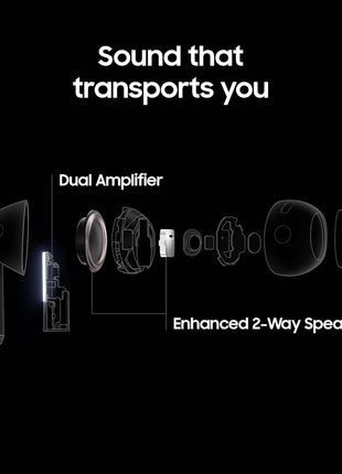 Samsung Galaxy Buds 3 Pro AI True Wireless Bluetooth Earbuds, Noise Cancelling, Sound Optimization, Redesigned Comfort Fit, Silver [US Version, Amazon Exclusive, 2Yr Warranty]