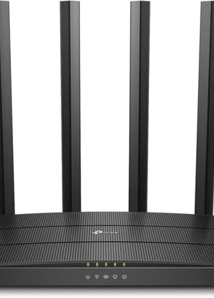 TP-Link AC1200 Gigabit WiFi Router (Archer A6) - Dual Band MU-MIMO Wireless Internet Router, 4 x Antennas, OneMesh and AP Mode, Long Range Coverage