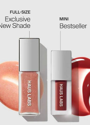 HAUS LABS BY LADY GAGA PhD Hybrid Plumping Lip Glaze Set & ENTEL Aloe vera Sheet Masque (BONUS)