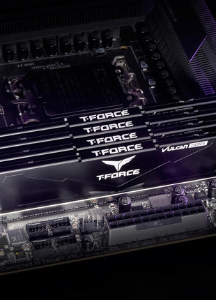 TEAMGROUP T-Force Vulcan DDR5 32GB (2x16GB) 5600MHz (PC5-44800) CL36 Intel XMP 3.0 & AMD Expo Compatible Desktop Memory Module Ram Black - FLBD532G5600HC36BDC01