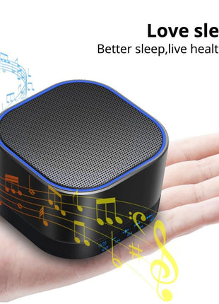 Magicteam Sound White Noise Machine with 20 Non Looping Natural Soothing Sounds and Memory Function 32 Levels of Volume Powered by AC or USB and Sleep Sound Timer Therapy for Baby Kids Adults