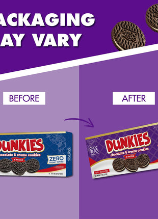 ChocZero Keto Chocolate Sandwich Cookies with Creme - Low Sugar Gluten Free Dunkies (1 Box, 9oz)