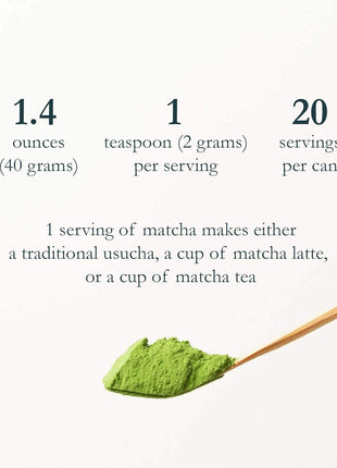 Naoki Matcha Superior Blend Matcha, 40g/1.4oz | Authentic Japanese Ceremonial Grade First Harvest Matcha Green Tea Powder from Uji, Kyoto, Japan