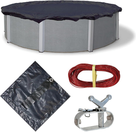 Dirt Defender 8-Year 30-Feet Round Above-Ground Winter Pool Cover