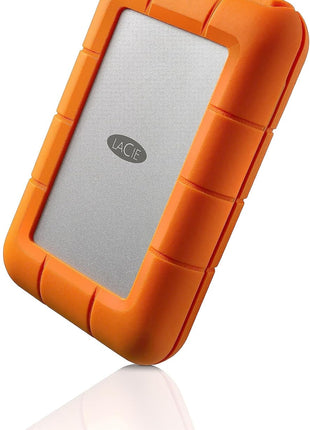 LaCie Rugged USB-C 1TB External Hard Drive Portable HDD USB 3.0 – Drop Shock Dust Rain Resistant Shuttle Drive, for Mac and PC Computer Desktop Workstation Laptop, 1 Month Adobe CC (STFR1000800)