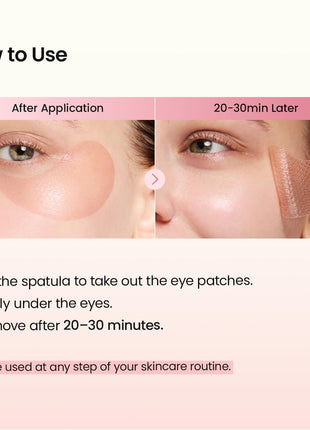 BIODANCE Collagen Peptide Eye Patches, Anti Wrinkle & Smile Line Patches for Face, Under Eye Mask for Fine Lines & Eye Bags, Travel Essentials & Self Care Gifts for Women, Korean Skin Care (60 Count)