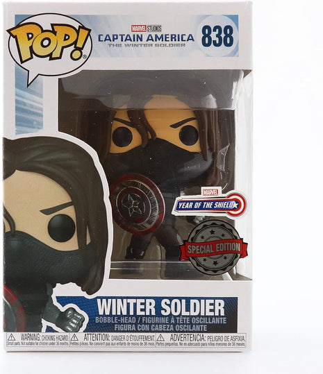 Funko Pop! Marvel: Year of The Shield - The Winter Soldier, Amazon Exclusive